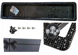 Ramka Tablicy Rejestracyjnej Z Diamencikami Idealny Prezent Dla Kobiety