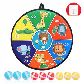 Dart Gra Na Rzepy Tarcza 36cmx36cm 9 Rzutek+Hak Rodzinna Rozrywka W Domu