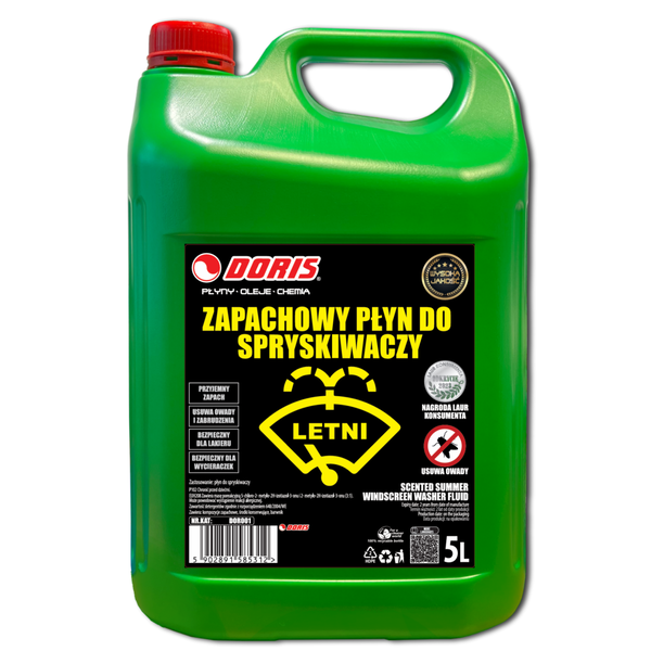DORIS Letni płyn do spryskiwaczy 5L 