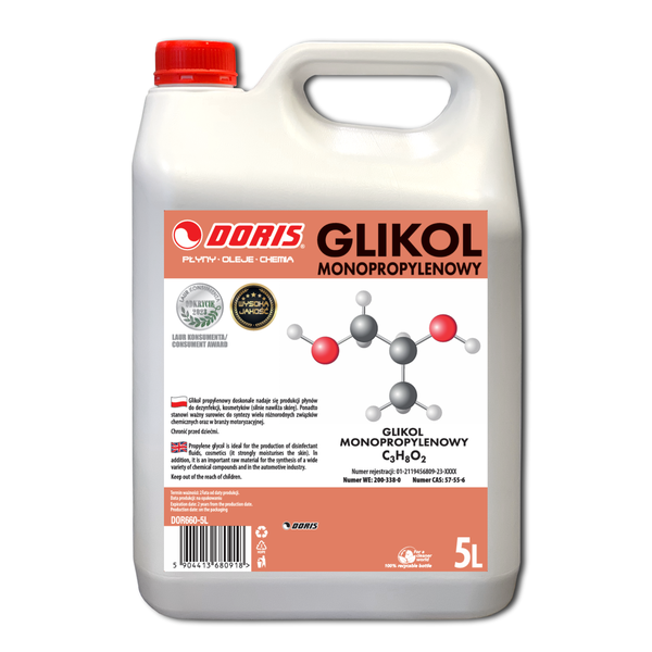 DORIS Glikol monopropylenowy MPG 99% 5L 