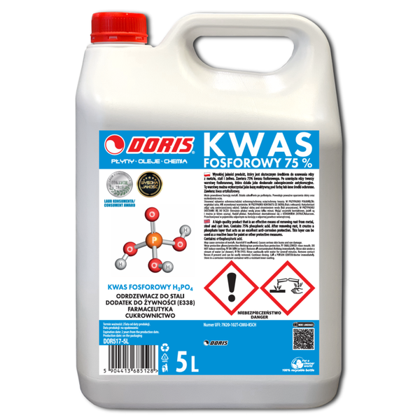 DORIS Kwas fosforowy 75% 5L 