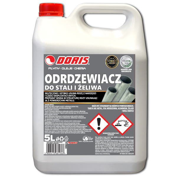 DORIS Odrdzewiacz do stali i żeliwa 5L 