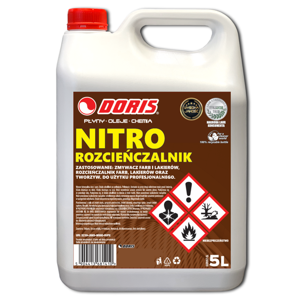 DORIS Rozcieńczalnik nitro 5L 