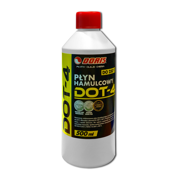 DORIS DOT-4 Płyn hamulcowy 0,5L 
