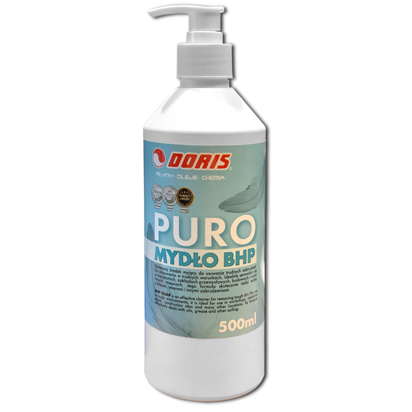 DORIS PURO Żel BHP do mycia rąk 0,5L 