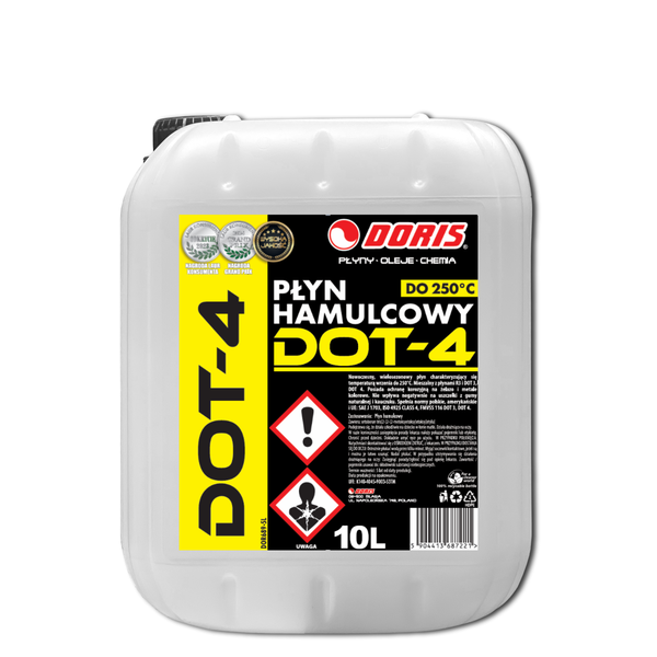 DORIS DOT-4 Płyn hamulcowy 10L 