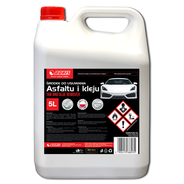 DORIS Tar & Glue Remover Środek do usuwania asfaltu i kleju 5L 