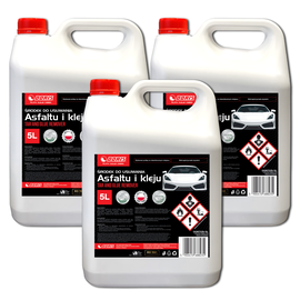 DORIS Tar & Glue Remover Środek do usuwania asfaltu i kleju 15L Zestaw 3szt x 5L