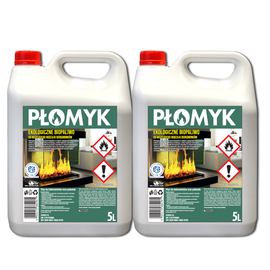 DORIS Płomyk Biopaliwo do kominków 10L Zestaw 2szt x 5L