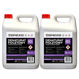 BREXIS Denaturat 92% fioletowy 10L Zestaw 2szt x 5L