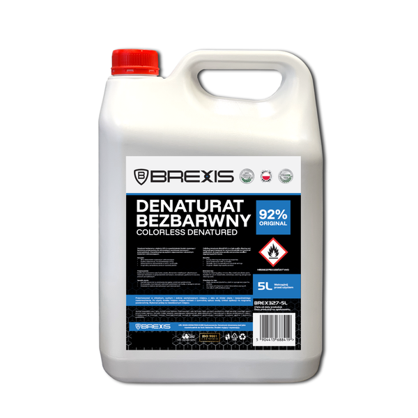 BREXIS Denaturat 92% bezbarwny 5L 