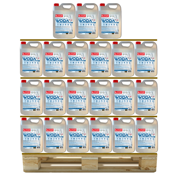 DORIS Woda demineralizowana 660L Zestaw 132szt x 5L 