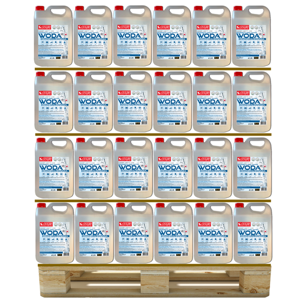 DORIS Woda demineralizowana 720L Zestaw 144szt x 5L 