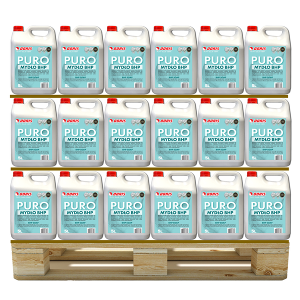 DORIS PURO Żel BHP do mycia rąk 615L Zestaw 123szt x 5L 
