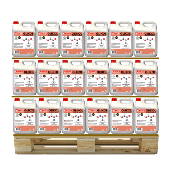DORIS Glikol monopropylenowy MPG 99% 615L Zestaw 123szt x 5L 