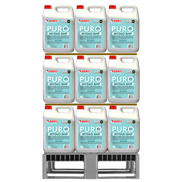 DORIS PURO Żel BHP do mycia rąk 300L Zestaw 60szt x 5L 