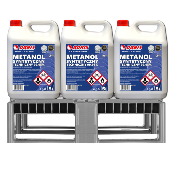 DORIS metanol dla firm techniczny 99% 100L Zestaw 20szt x 5L 