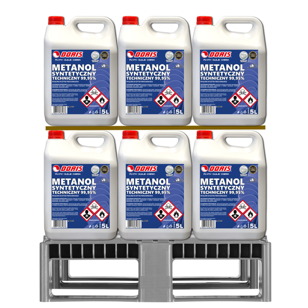 DORIS metanol dla firm techniczny 99% 200L Zestaw 40szt x 5L 