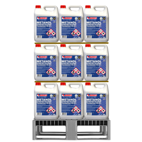 DORIS metanol dla firm techniczny 99% 300L Zestaw 60szt x 5L 