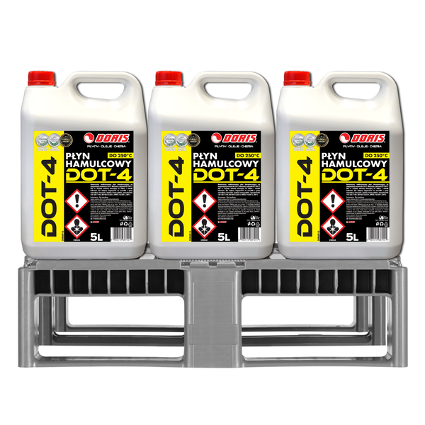 DORIS DOT-4 Płyn hamulcowy 100L Zestaw 20szt x 5L 