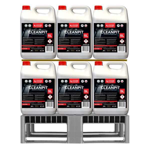 DORIS Cleanpit Środek do czyszczenia kokpitu 200L Zestaw 40szt x 5L 