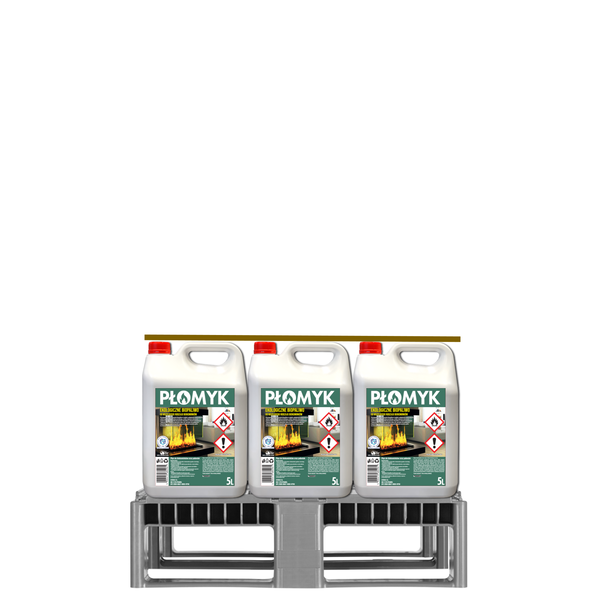 DORIS Płomyk Biopaliwo do kominków 100L Zestaw 20szt x 5L 