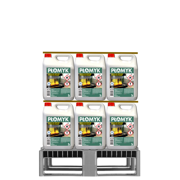 DORIS Płomyk Biopaliwo do kominków 200L Zestaw 40szt x 5L 