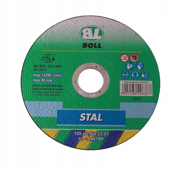 BOLL tarcza do cięcia stali 41-125x1,6