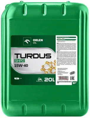 ORLEN-LOTOS TURDUS SHPD SAE 15W-40 Opakowanie 17 kg