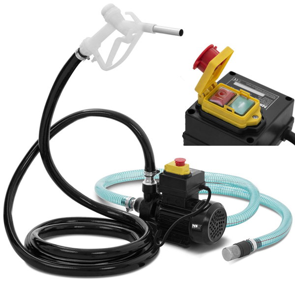 Pompa dystrybutor do paliwa oleju napędowego elektryczna ZESTAW IP55 230 V 370 W
