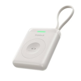 Powerbank 1640 mAh 5W EnerFill FW11 do Apple Watch z wbudowanym kablem - biały