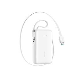 Powerbank JR-PR2 10000mAh 35W ze zwijanym kablem USB-C i kablem iPhone Lightning