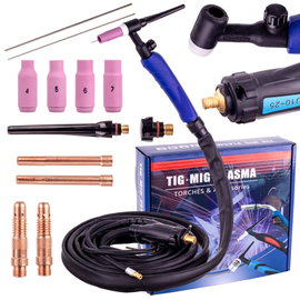 Uchwyt Spawalniczy TIG LIFT SR-17V 4m Zaworek Przewód Wtyk 10-25 Spawarki