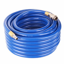 WĄŻ PNEUMAT. PVC15 z szybkozł. 15m 10x16mm niebieski