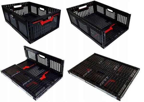 Skrzynka Składana 600x400x219mm Czarna