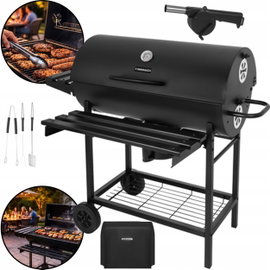 Grill Ogrodowy Z Pokrywą 108x67x96cm Kaminer