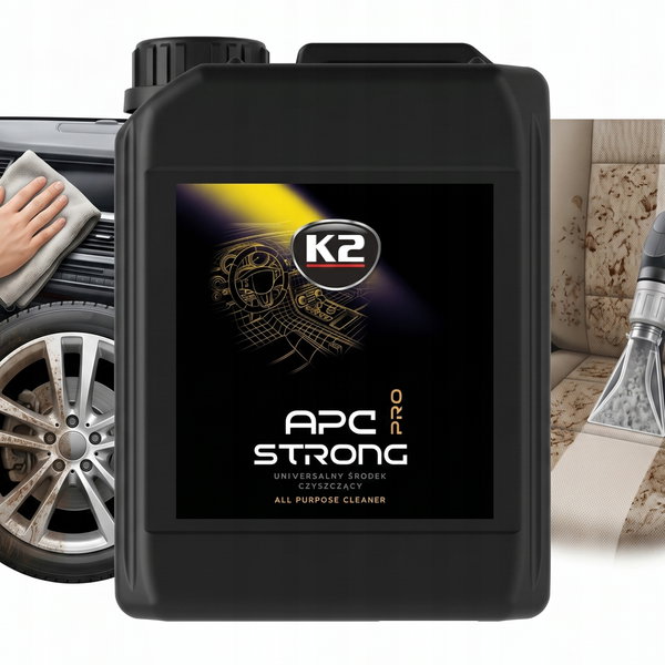K2 Płyn Czyszczący APC STRONG PRO Uniwersalny Koncentrat Do Auta 5L D0015