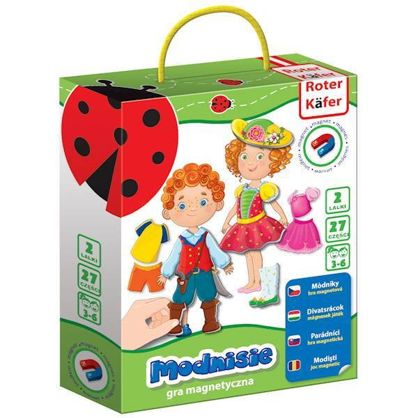 Gra Edukacyjna Zręcznościowa Modnisie magnetyczne Roter Kafer dla dzieci