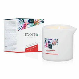 Exotiq Świeca do Masażu Vanilla Amber 200g - Relaksujący Olejek