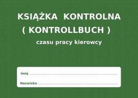 Książka czasu pracy kierowcy KONTROLLBUCH PL - DE - 10 szt.
