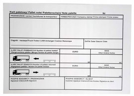 Kwit Paletowy A5 100 kartek - Samokopiujący - 10 szt.