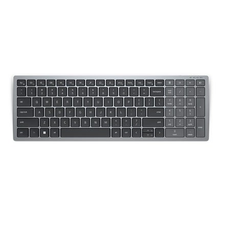 Dell - Keyboard - KB740 - Keyboard - Wireless - US - m - Titan Gray - 2.4 GHz