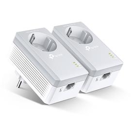 TP-LINK - Zestaw startowy Passthrough Powerline 600 - TL-PA4010P KIT - 10/100