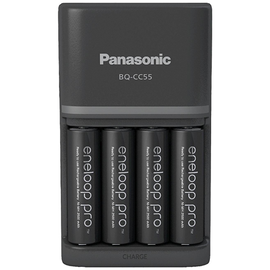 ŁADOWARKA PANASONIC SMARTPLUS + 4x AA ENELOOP PRO 2500 mAh