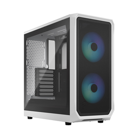 Fractal Design - Focus 2 - Side window - RGB White TG Clear Tint - Midi Tower