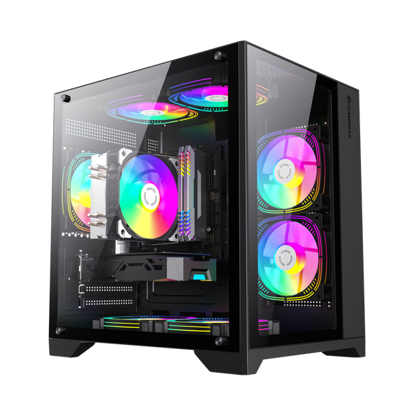 Gamemax - Case - INFINITY MINI BK - M-ATX