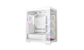 Deepcool Case - CG580 4F V2 WH - White - ATX - Power supply included No