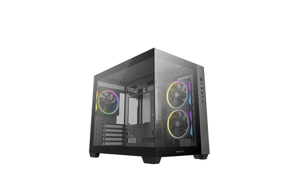 Deepcool Case - CG330 3F - Black - Micro ATX - Power supply included No