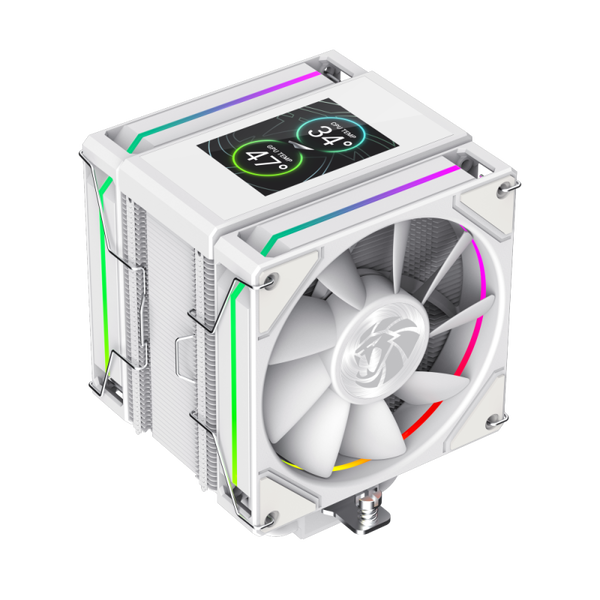 Gamemax - CPU Air cooler - SIGMA 620 LCD - White