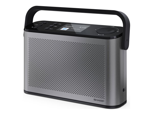 Przenośne radio cyfrowe Sharp OSAKA DR-P540(GY) z Bluetooth, USB i radio FM